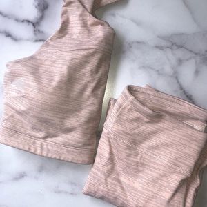 Blush Pink Outdoor Voices Tech Sweat Set